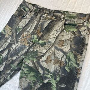 Wrangler Authentic Vintage Realtree Camo Jeans Reinforced Knee Mens Size 44x32